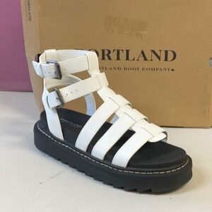 Portland Boot Company Women's 9 White Gladiator Sandals - New